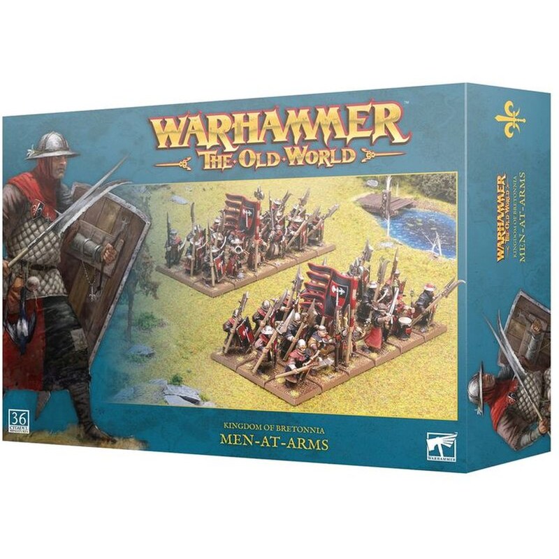 GAMES WORKSHOP Kingdom Of Bretonnia: Men-at-arms Warhammer GAMES WORKSHOP