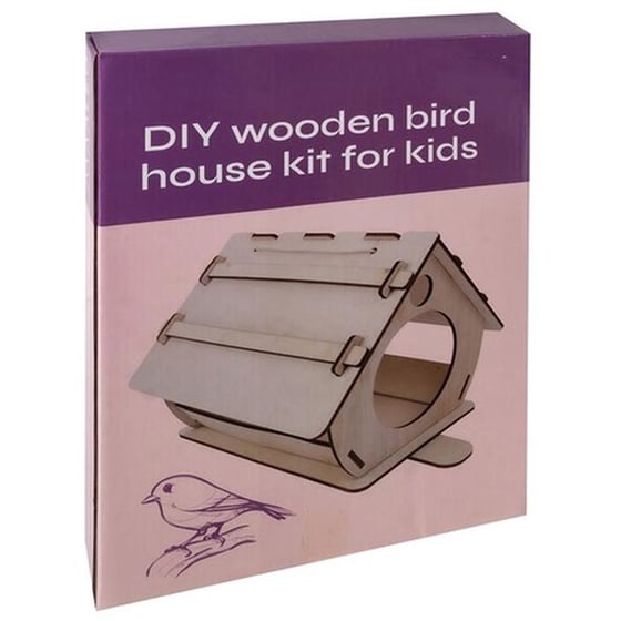 Παιχνίδι Diy Ξύλινη Ταΐστρα Πουλιών Aria Trade image 2