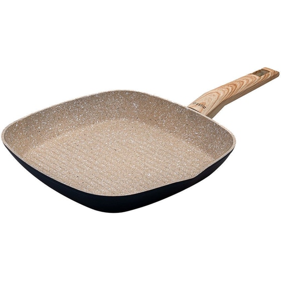 Αντικολλητική Γκριλιέρα ESTIA 01-10164 28 cm Μπεζ image 0