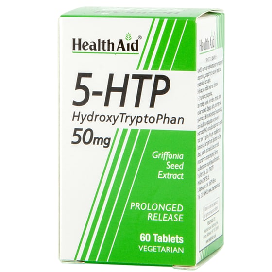 Αμινοξύ Health Aid 5-htp(hydroxytryptophan) 50mg - 60 ταμπλέτες image 0
