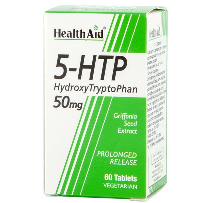 Αμινοξύ Health Aid 5-htp(hydroxytryptophan) 50mg - 60 ταμπλέτες φωτογραφία