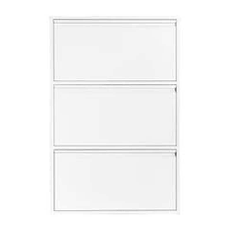 Παπουτσοθήκη Nextdeco Μεταλλική Με 3 Τμήματα 103.5x15.5x65.5 cm - Λευκό