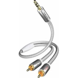 Καλώδιο Ήχου In-akustik 410005 Premium RCA male σε 3.5mm Jack male - 5m