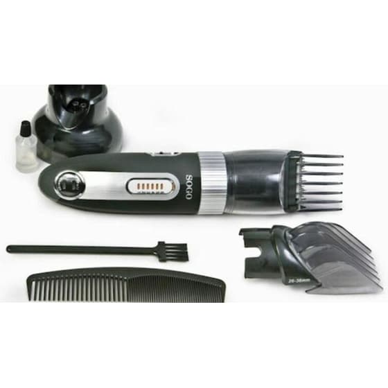 Επαναφορτιζόμενη Ξυριστική Κουρευτική Μηχανή SOGO CPE-SS-3450 -  Μαύρο image 1