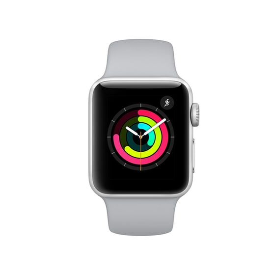 Apple Watch Series 3 38mm Aluminium Silver Sport Band Fog image 1