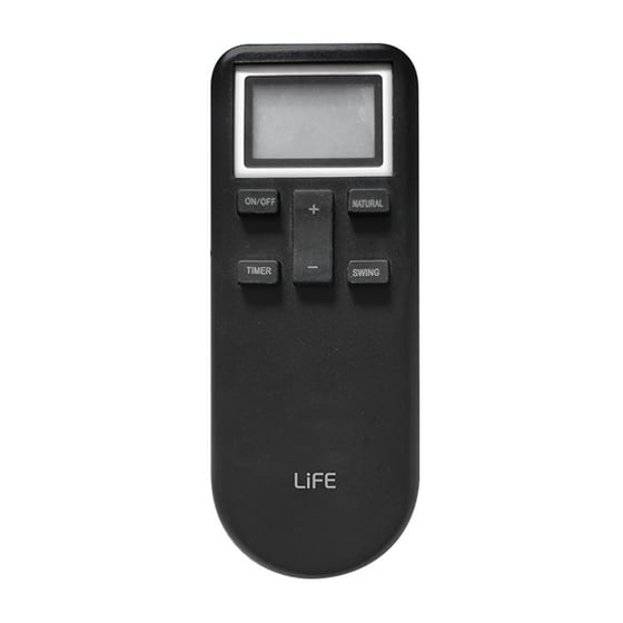 LIFE WindPro50 160W 50cm με Τηλεχειριστήριο Ανεμιστήρας Τοίχου image 4