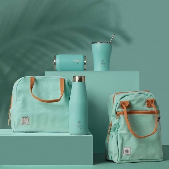 Τσαντάκι Φαγητού Estia Home Art Bermuda Green 6L image 6