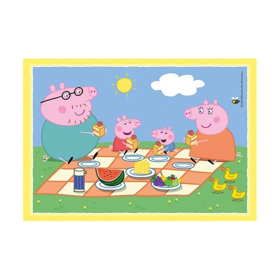 Παιδικό Παζλ Clementoni 4 In 1 Supercolor Peppa Pig (72 Κομμάτια) image 1