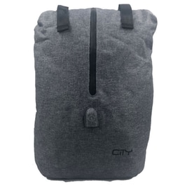 Τσάντα Πλάτης City Brain Melange Grey 2 Θηκών Γκρι