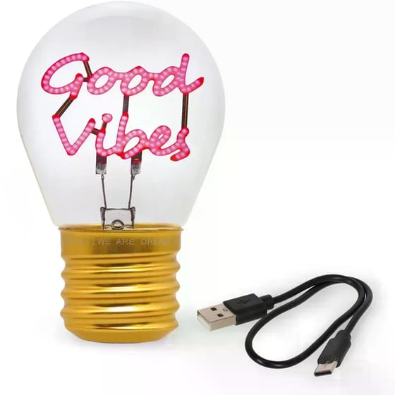 Λάμπα Γραφείου Legami Σχέδιο Good Vibes image 2