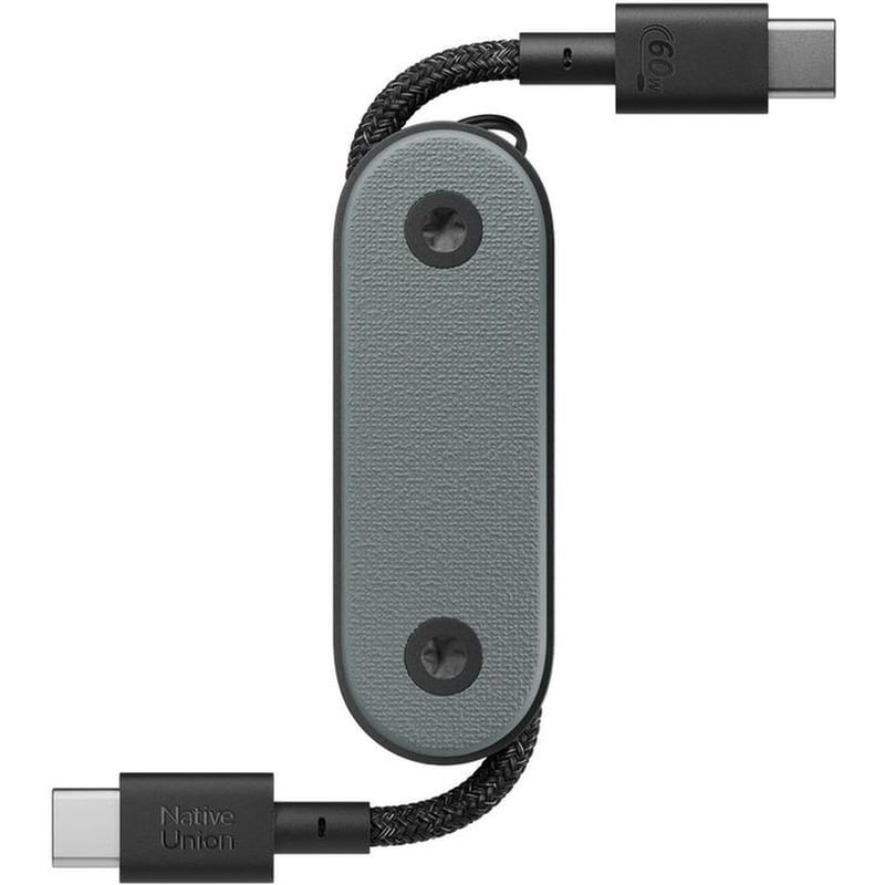 Καλώδιο Φόρτισης Native Union Pocket Cable USB-C σε USB-C 17cm - Slate Green