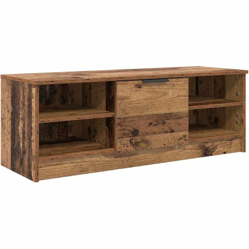 Έπιπλο Τηλεόρασης VidaXL 102 x 35 x 36,5 cm - Παλαιωμένο Ξύλο