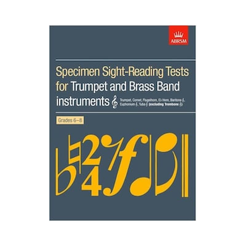 ABRSM Abrsm - Specimen Sight Reading For Trumpet - Brass Band, Grades 6-8