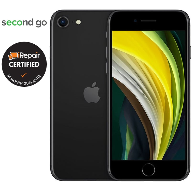 APPLE Second Go Certified μεταχειρισμένο Apple iPhone SE (2nd Gen) 64GB Black