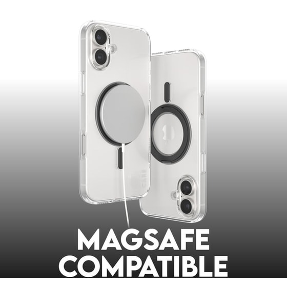 Θήκη Apple iPhone 16 Plus - PanzerGlass MagSafe Kickstand Case - Transparent with Black Stand image 6