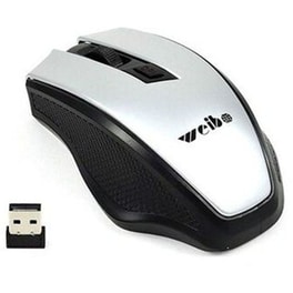 Ασύρματο Ποντίκι Weibo RF-2812 2800 dpi - Ασημί