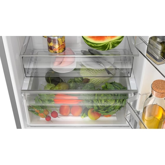 BOSCH KGN497ICT Full No Frost 440 Lt Brushed Steel Antifinger Ψυγειοκαταψύκτης image 4