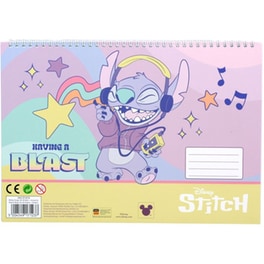 Μπλοκ Ζωγραφικής Gim A4 40Φ Stitch Gen-Z