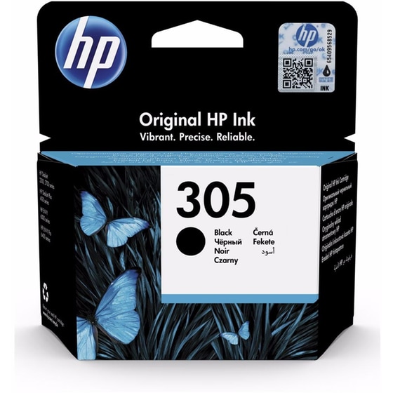 HP 305 Μαύρο Μελάνι Εκτυπωτή 3YM61AE image 0