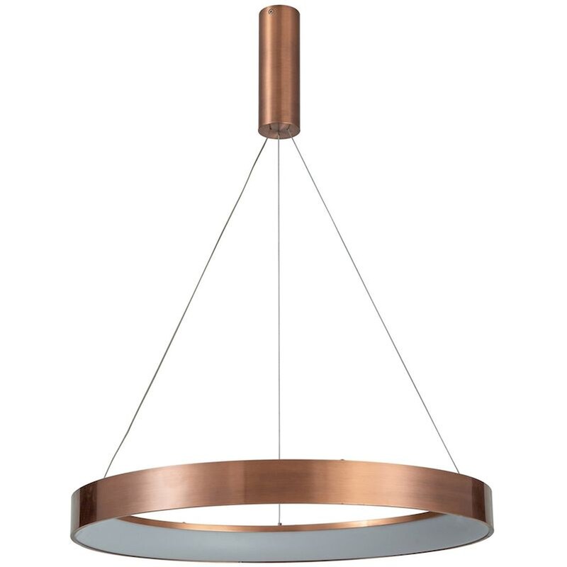 Φωτιστικό Οροφής Led Dimmable Homelighting Amaya 77-8150 από Αλουμίνιο - Χάλκινο