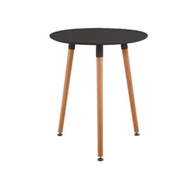 Τραπεζάκι Σαλονιού Woodwell από MDF 60x68cm - Μαύρο