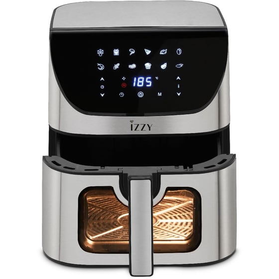 IZZY IZ-8250 1800W 8.2 L Ασημί Φριτέζα Αέρος image 2