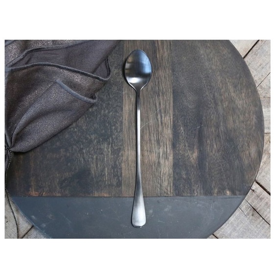 Κουτάλι Chic Antique Nordique Latte Ανοξείδωτο 19.5 cm - Ασημί image 1