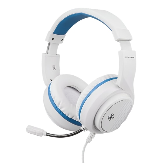 Ακουστικά Κεφαλής Deltaco Gaming Stereo for Ps5 - Λευκά image 0