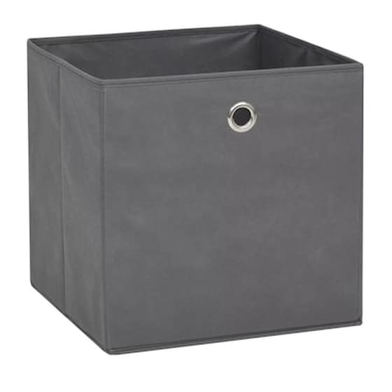 Κουτιά Αποθήκευσης Vidaxl Σετ 4 Τμχ Με Καπάκια από  Ύφασμα 32x32x32 cm - Γκρι image 3