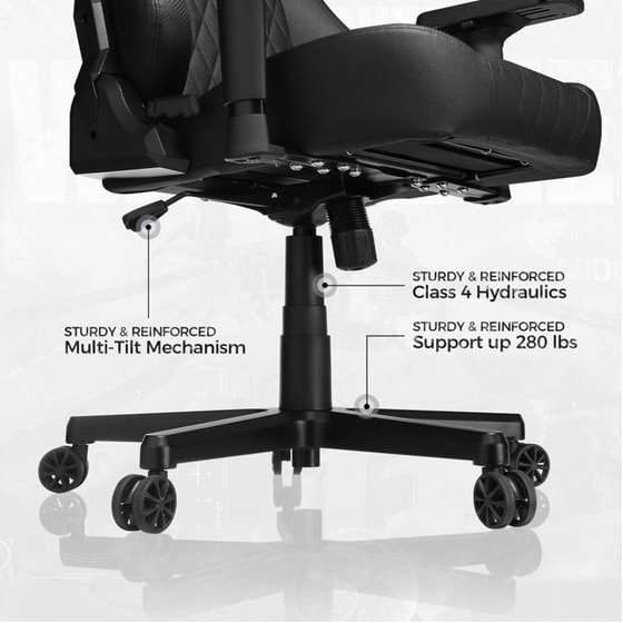 Gaming Καρέκλα Eureka Ergonomic Call Of Duty Warzone COD-005-B από Τεχνητό Δέρμα image 5