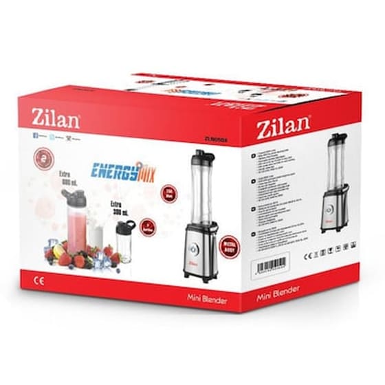 ZILAN ZLN0504 0.6/0.3L 350W Μπλέντερ με 3 Δοχεία Ανάμειξη image 5