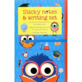 Sticky Notes And Writing Set: Peony Press School Monsters