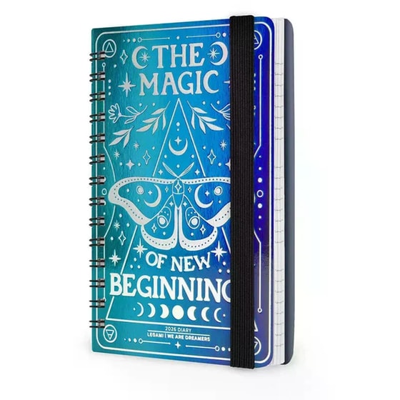 Ημερολόγιο Εβδομαδιαίο Legami 2026 12Μ Small Spiral Moth image 2