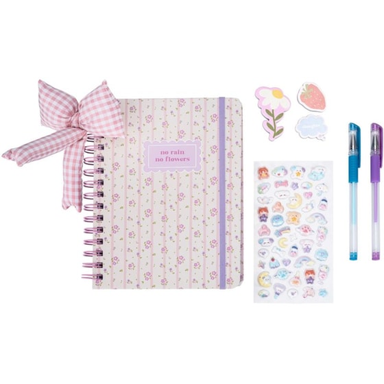 Σημειωματάριο Posh+Pop Σπιράλ Flowers image 2