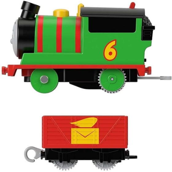 Fisher-price Thomas Friends Motorized - Percy Train With Wagon (hdy60) image 2