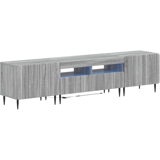 Έπιπλο Τηλεόρασης VidaXL με LED 5 τμχ 178 x 35 x 43 cm - Γκρι Sonoma image 0