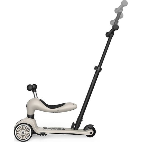 Παιδικό Πατίνι Τρίτροχο Πολυμορφικό 3 σε 1 Scoot & Ride Highwaykick 1 Push and Go με Λαβή Γονέα - Ash image 4