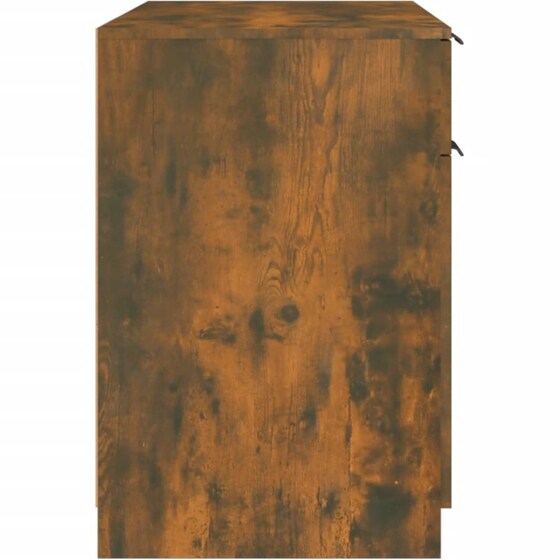 Γραφείο VidaXL από Επεξεργασμένο Ξύλο 100x50x75 cm - Καπνιστή Δρυς image 4