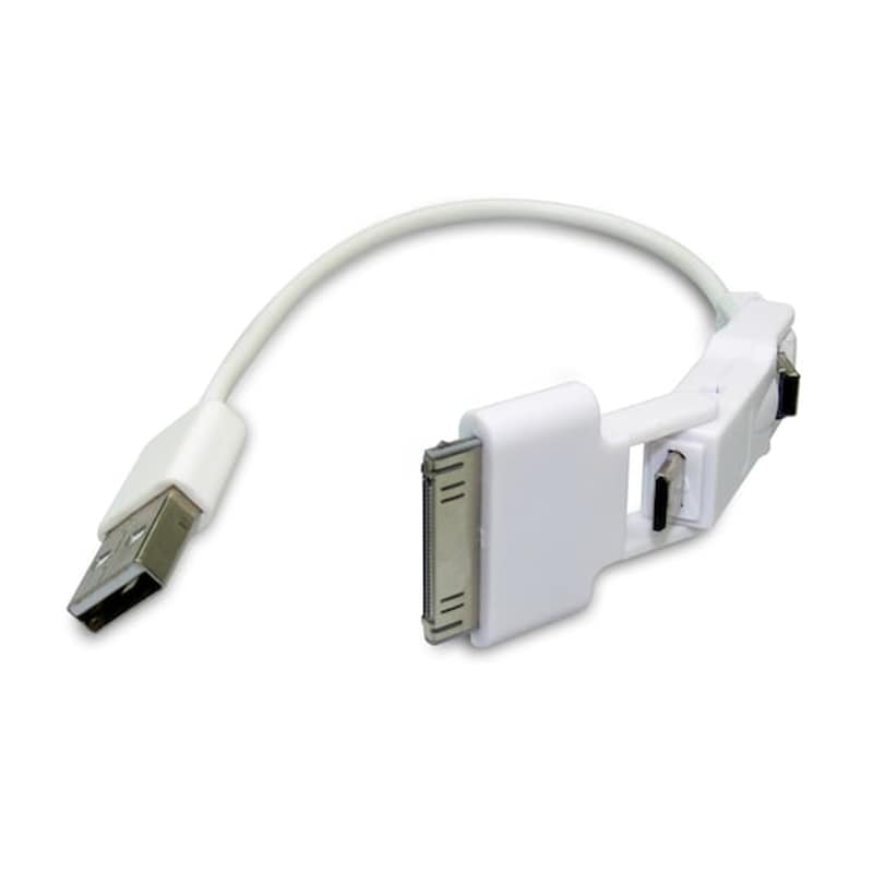 SANDBERG Αντάπτορας Sandberg USB-A Male σε Apple 30-Pin / micro USB / mini USB Male