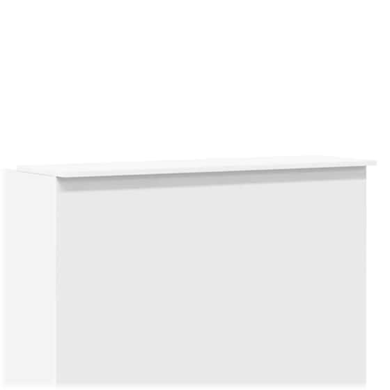 Γραφείο Υποδοχής VidaXL από Τεχνητό Ξύλο 100x50x103,5 cm - Λευκό image 6