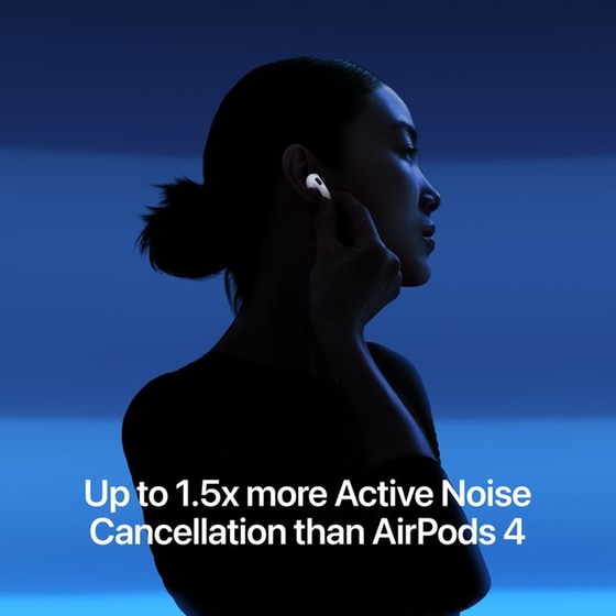 Ακουστικά Bluetooth Apple AirPods 5 με Active Noise Cancellation & Wireless Charging Case - White image 3