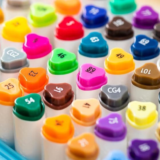 Μαρκαδόροι&nbsp;Σχεδίου&nbsp;Deli&nbsp;Διπλή&nbsp;Μύτη&nbsp;Colorun&nbsp;(36 Τεμάχια) image 1