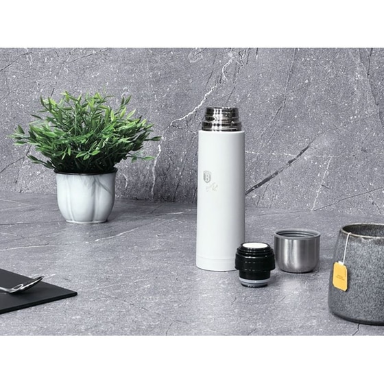 Μπουκάλι Θερμός Berlinger Haus Aspen Collection Ανοξείδωτο Γκρι 1L image 7