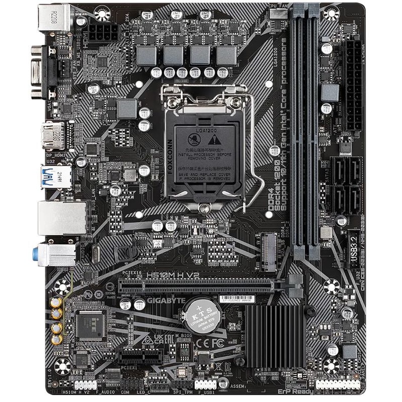 GIGABYTE Gigabyte H510M H V2 Intel H510 Micro ATX με Socket Intel 1200