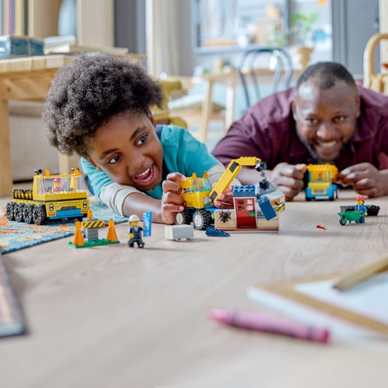 LEGO® City Construction Trucks and Wrecking Ball Crane (60391) image 3