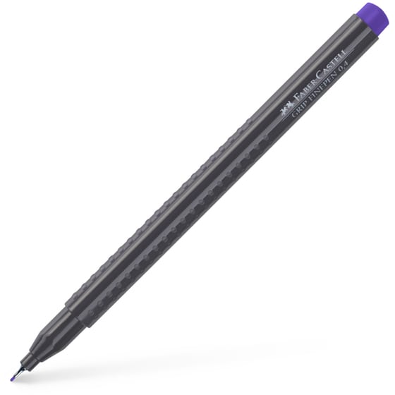 Στυλό Διαρκείας Faber Castell Grip Finepen 0.4 mm Mauve image 1