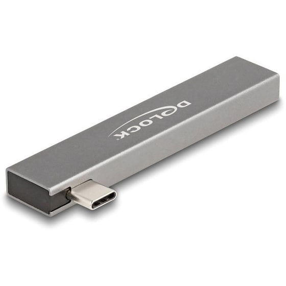 USB Hub Delock 64275 USB-C με  3 θύρες - Γκρι image 1