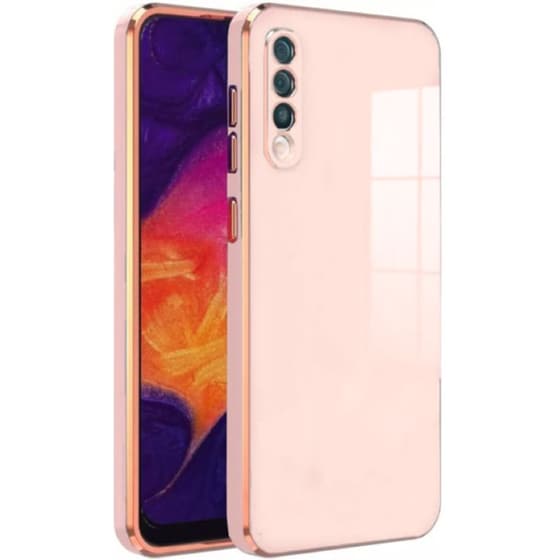 Θήκη Samsung Galaxy A70 - Bodycell Gold Plated - Pink image 0