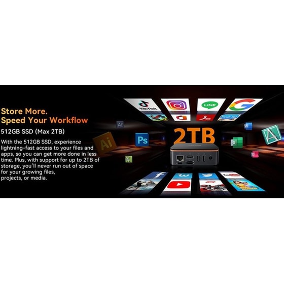 Desktop Blackview MP20 Mini (N150/16GB/512GB SSD/UHD Graphics/Win11Pro) image 3