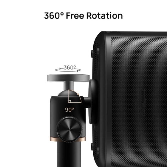 Βάση Projector Δαπέδου XGIMI X-Floor 360° Rotation - Μαύρο image 3